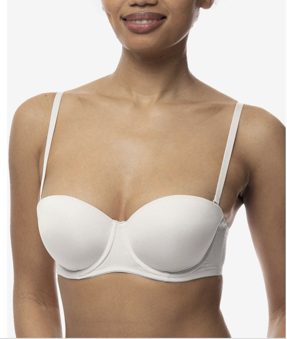 Dorina Women Michelle Strapless Light Padded Bra White Size 32A